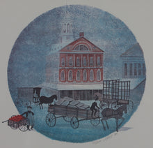 Load image into Gallery viewer, Patricia  Buckley Moss. Icemen at the Icehouse.  Limited edition print. 1981.
