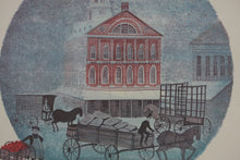 Load image into Gallery viewer, Patricia  Buckley Moss. Icemen at the Icehouse.  Limited edition print. 1981.
