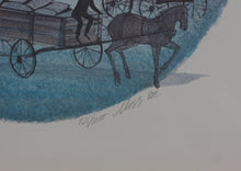 Load image into Gallery viewer, Patricia  Buckley Moss. Icemen at the Icehouse.  Limited edition print. 1981.
