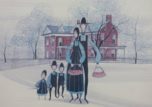 Load image into Gallery viewer, Patricia Buckley Moss. Red House. Limited edition print. 1982.
