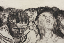 Load image into Gallery viewer, Käthe Kollwitz. The Prisoners. Engraving. 1908.
