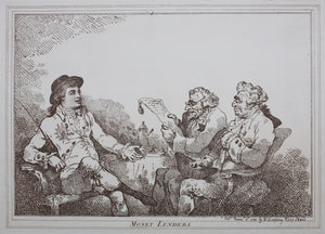 Thomas Rowlandson. Money Lenders. Etching. 1784.