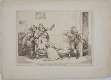 Load image into Gallery viewer, Thomas Rowlandson. Disturbers of Domestic Happiness. Etching. C. 1790.
