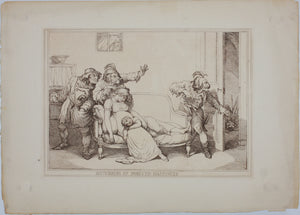 Thomas Rowlandson. Disturbers of Domestic Happiness. Etching. C. 1790.