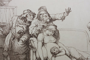 Thomas Rowlandson. Disturbers of Domestic Happiness. Etching. C. 1790.