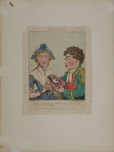 Load image into Gallery viewer, Thomas Rowlandson. Sadness.  Hand colored etching. 1800.
