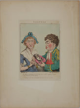 Load image into Gallery viewer, Thomas Rowlandson. Sadness.  Hand colored etching. 1800.
