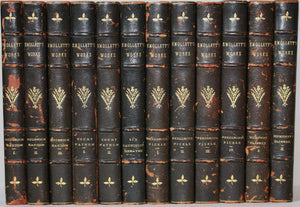Smollett, Tobias. Works in twelve volumes. Limited edition. Illustrated. Fine Bindings. London, 1895.