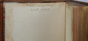 LEWIS, Matthew Gregory. Tales of Wonder, London, W. Bulmer and Co., 1801, 2 vols., 8°.
