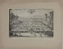 Load image into Gallery viewer, Jacques Callot. Parterre du Palais de Nancy. Etching. 1624.
