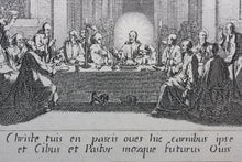 Load image into Gallery viewer, Jacques Callot, after. The Last Supper. Etching. 1629.
