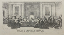 Load image into Gallery viewer, Jacques Callot, after. The Last Supper. Etching. 1629.
