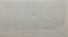 Load image into Gallery viewer, Jacques Callot, after. The Last Supper. Etching. 1629.
