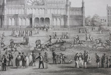 Load image into Gallery viewer, Samuel Capewell and Christopher Kimmel. The New York Crystal Palace and Latting Observatory. Engraving. 1853.
