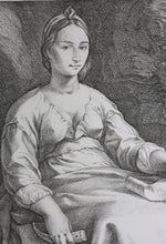Load image into Gallery viewer, Hendrick Goltzius. Melpomene. Engraving. Circa 1600.
