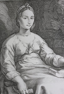 Hendrick Goltzius. Melpomene. Engraving. Circa 1600.