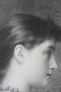 Frederick Lord Leighton of Stretton, after. Viola. Engraving by George H Every. 1882.