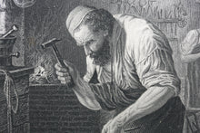 Load image into Gallery viewer, Henry Leys, after. The Armourer. Engraved by John Godfrey. 1861
