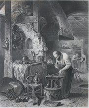 Load image into Gallery viewer, Henry Leys, after. The Armourer. Engraved by John Godfrey. 1861
