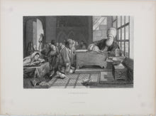 Load image into Gallery viewer, John Frederick Lewis, after. A Turkish School. Engraved by William Greatbach. 1878.
