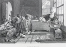 Load image into Gallery viewer, John Frederick Lewis, after. A Turkish School. Engraved by William Greatbach. 1878.
