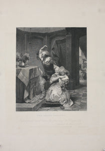 Emanuel Gottlieb Leutze, after. The Image Breaker. Engraved by Alfred Jones. 1850.