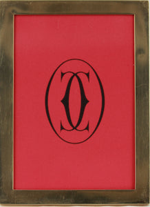 Cartier Gold Photo Frame. 20th c.
