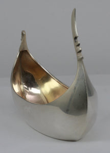 Theodore B. Starr. Salt cellar Viking Ship. Sterling Silver. Early 20th century.