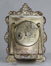 Load image into Gallery viewer, Gorham. Shelf Easel Repousse Alarm clock. Sterling silver. Vintage. 1930s.
