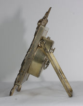 Load image into Gallery viewer, Gorham. Shelf Easel Repousse Alarm clock. Sterling silver. Vintage. 1930s.
