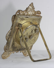 Load image into Gallery viewer, Gorham. Shelf Easel Repousse Alarm clock. Sterling silver. Vintage. 1930s.
