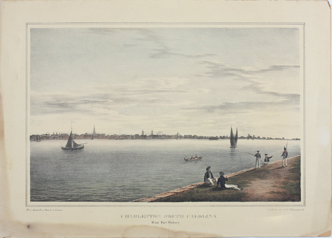 G. Lehman. Charleston, South Carolina. Color lithograph. 1834-35.