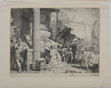Load image into Gallery viewer, Gerard de Lairesse. Sacrifice of Polyxena or Iphigenia. Etching. 1667.
