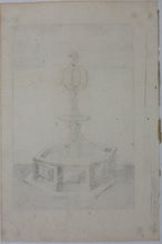 Load image into Gallery viewer, Georg Andreas Bockler. Fountain in Salzburg. Engraving #85. 1664.
