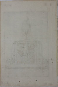 Georg Andreas Bockler. Fountain in the garden of the Palazzo del Principe Pamphilo in San Pancracio. Engraving #95. 1664.