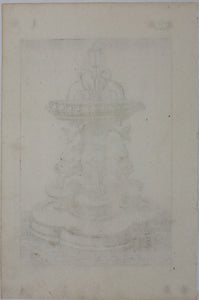 Georg Andreas Bockler. Fountain, designed and manufactured by Johann Maggio. Engraving #96. 1664.