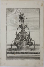 Load image into Gallery viewer, Georg Andreas Bockler.  Fountain Neptune. Engraving #111. 1664.

