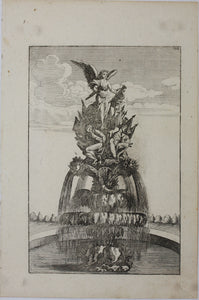 Georg Andreas Bockler. Fountain Nika. Engraving #116. 1664.