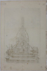 Georg Andreas Bockler. French Fountain. Engraving #118. 1664.