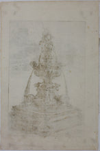 Load image into Gallery viewer, Georg Andreas Bockler. Fountain Hercules. Engraving #119. 1664.
