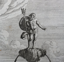 Load image into Gallery viewer, Georg Andreas Bockler.  Fountain Neptune. Engraving #111. 1664.
