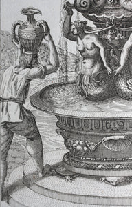 Georg Andreas Bockler. Siren Fountain. Engraving #103. 1664.