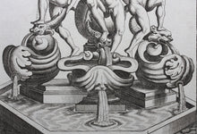Load image into Gallery viewer, Georg Andreas Böckler. Fountain on the Piazza del Mattei in Rome. Engraving  #94. 1663
