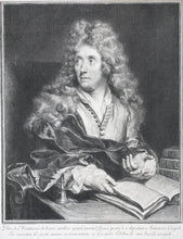 Load image into Gallery viewer, Charles-Antoine Coypel, after. Pierre de Montarsis. Engraved by Gérard Edelinck. 1695.
