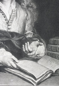 Charles-Antoine Coypel, after. Pierre de Montarsis. Engraved by Gérard Edelinck. 1695.