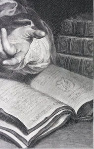 Charles-Antoine Coypel, after. Pierre de Montarsis. Engraved by Gérard Edelinck. 1695.
