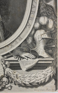 Robert Nanteuil. Portrait of Louis XIV. Engraving. 1663.
