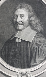 Robert Nanteuil. Portrait of Antonin (Simon) Dreux d'Aubray. Engraving. 1658.