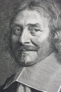 Robert Nanteuil. Portrait of Antonin (Simon) Dreux d'Aubray. Engraving. 1658.