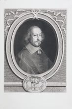 Load image into Gallery viewer, Pieter van Mol, after. Portrait of Cardinal Mazarin. Engraved by Robert Nanteuil. C.1657.
